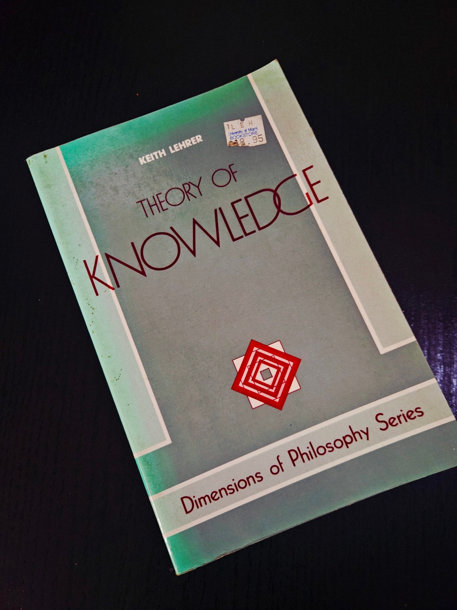 Theory of Knowledge - Keith Lehrer