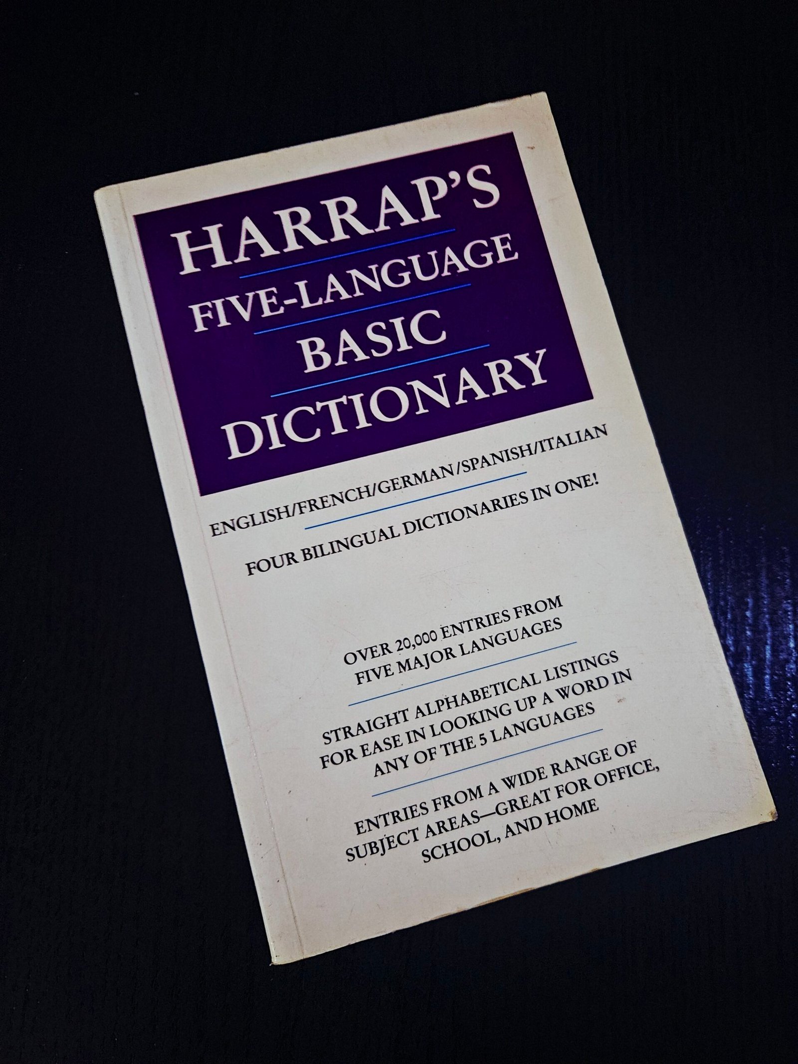 Harrap's Five-Language Basic Dictionary