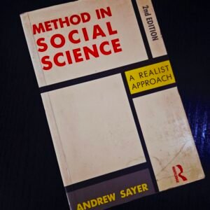 Method in Social Science by Andrew Sayer