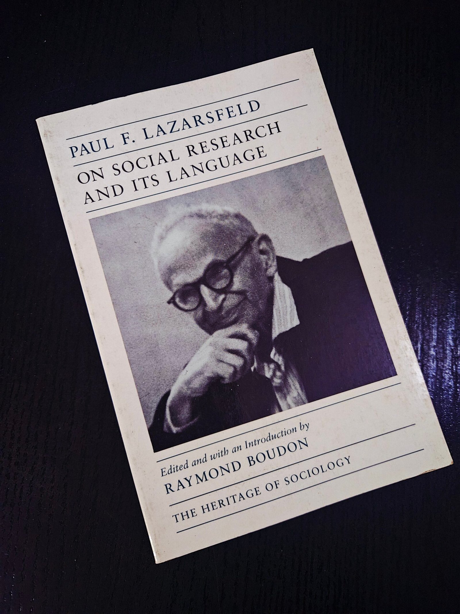 On Social Research and its Language