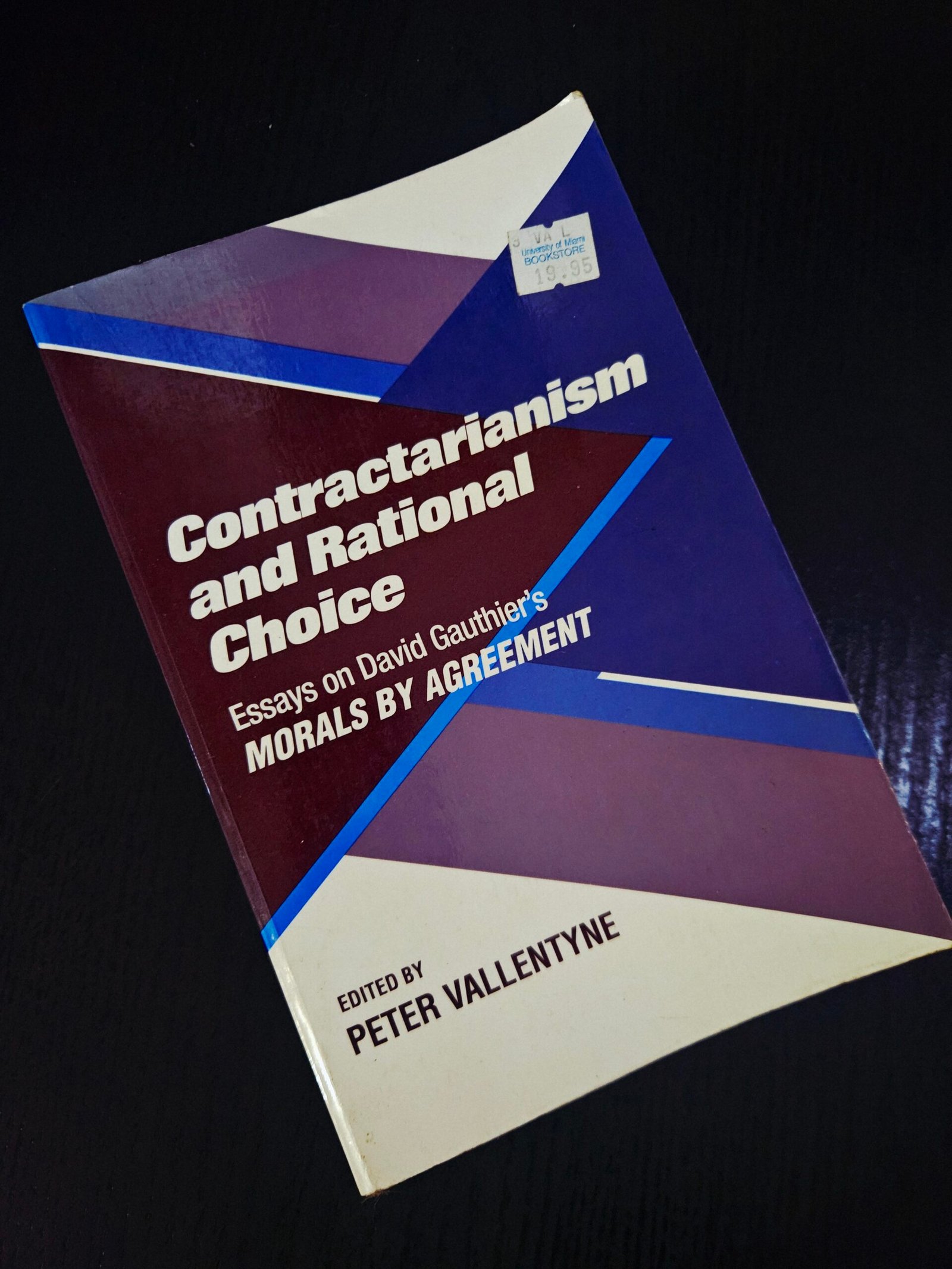 Contractarianism and Rational Choice by Peter Vallentyne