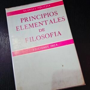Principios elementales de filosofía