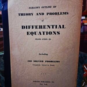 Schaum's Outline of Theory and Problems of Differential Equations