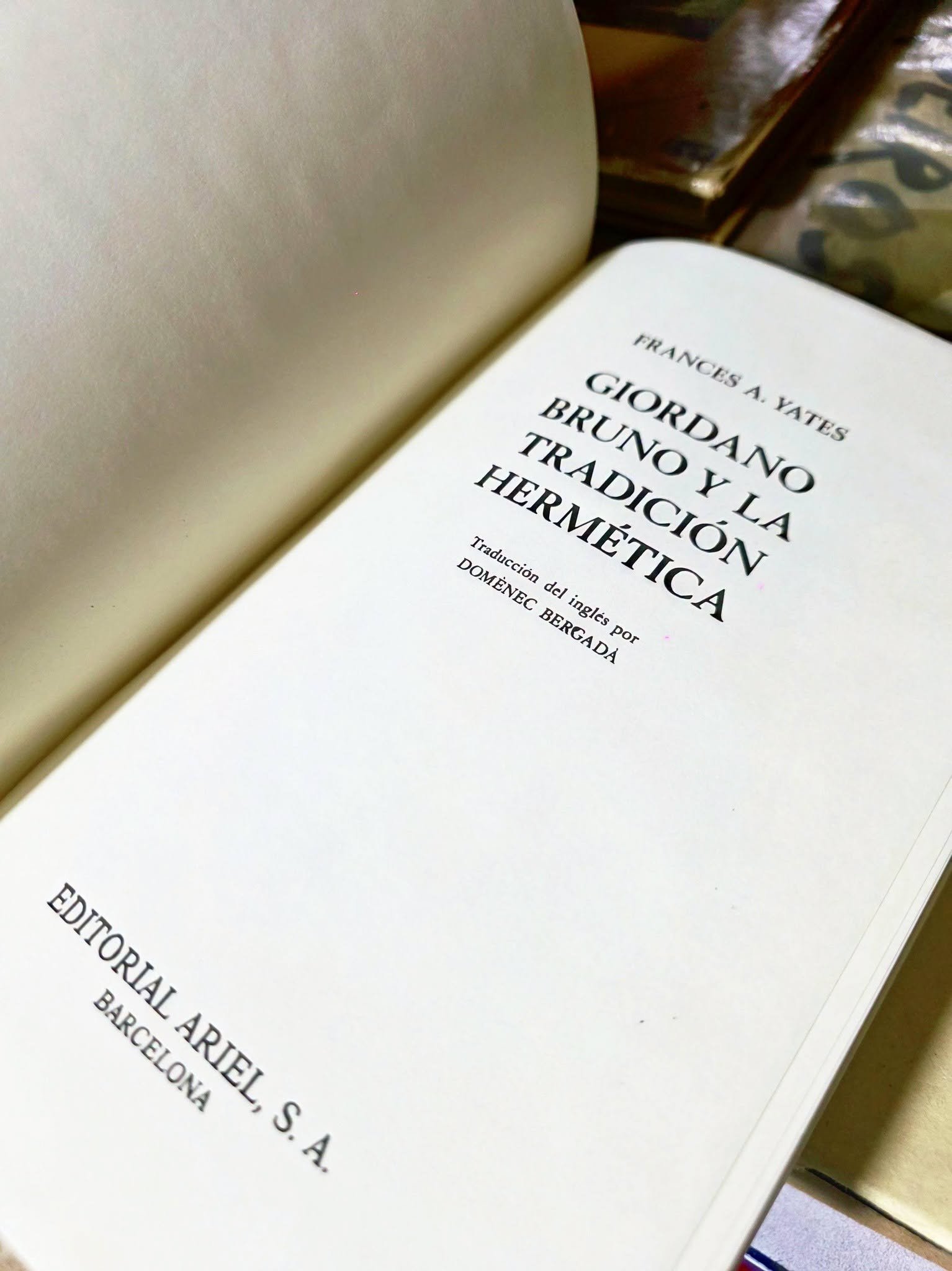 Giordano Bruno y la tradición Hermética, Frances A Yates - Imagen 3