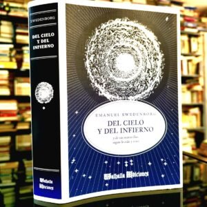 Del cielo y del infierno, Swedenborg, Valhalla Ediciones: portada con camisa