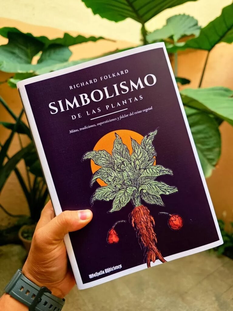 Simbolismo de las plantas, Richard Folkard. Pasta dura, ilustrado. Valhalla Ediciones